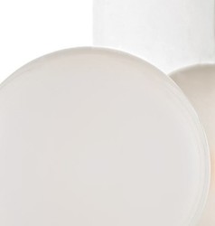 Casa Padrino Luxury LED Wall Light Silver / White 19.1 x 16.5 x H. 32.4 cm - Hotel & Restaurant Lamp