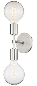 Casa Padrino lámpara de pared doble de lujo plata / blanco 12,7 x 16,5 x H. 50,8 cm - Lámpara de Pared para Hoteles y Restaurantes