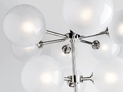 casa padrino luxus designer metall glas led kronleuchter wohnzimmer hotel restaurant club bar büro deko accessoires möbel