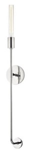 Casa Padrino lámpara de pared plata 12,1 x 9,5 x H. 88,9 cm - Lámpara de Salón Decorada