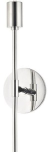 Casa Padrino Luxus Wandleuchte Silber 12,1 x 9,5 x H. 88,9 cm - Wohnzimmer Deko Lampe