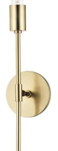 Casa Padrino Luxus Wandleuchte Antik Messing 12,1 x 9,5 x H. 88,9 cm - Wohnzimmer Deko Lampe
