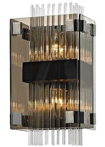Casa Padrino lámpara de pared de lujo plata / bronce oscuro 20,3 x 14 x H. 35,6 cm - Lámpara de Pared para Hotel y Restaurante
