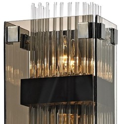 Casa Padrino applique murale de luxe argent / bronze foncé 20,3 x 14 x H. 35,6 cm - Applique Murale de Hôtel & Restaurant
