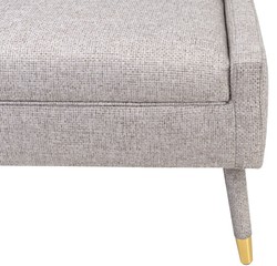 Casa Padrino sillón de lujo gris / oro 76 x 88 x H. 89 cm - Sillón para Sala de Estar Estilo Neoclásico - Muebles de Sala de Estar de Diseño