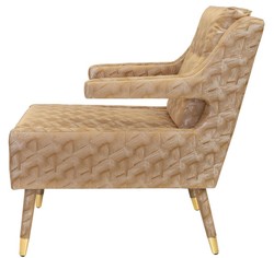 Casa Padrino sillón de lujo oro / oro 76 x 88 x H. 89 cm - Sillón para Sala de Estar Estilo Neoclásico - Muebles de Sala de Estar de Diseño