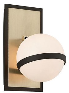 Casa Padrino lámpara de pared LED de lujo bronce / latón / blanco 13,3 x 15,9 x H. 22,9 cm - Lámpara de Hotel y Restaurante