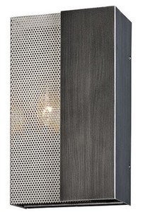 Casa Padrino lámpara de pared de lujo grafito / plata 17,8 x 10,2 x H. 30,5 cm - Lámpara de Hotel y Restaurante