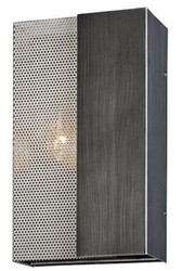 Casa Padrino applique murale de luxe graphite / argent 17,8 x 10,2 x H. 30,5 cm - Hotel & Restaurant Lamp