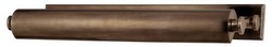 Casa Padrino lámpara de pared de lujo bronce 62,2 x 22,2 x H. 8,9 cm - Lámpara de Hotel y Restaurante - Calidad de Lujo