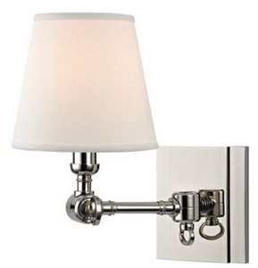 Casa Padrino lámpara de pared de lujo plata / blanco 15,2 x 24,1 x H. 25,4 cm - Lámpara de Pared con Brazo Giratorio