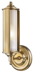 Casa Padrino Luxury Wall Lamp Antique Brass / White 12.1 x 12.7 x H. 31.1 cm - Luxury Collection