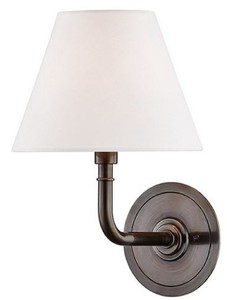 Casa Padrino lámpara de pared de lujo bronce / blanco 20,3 x 24,1 x H. 28,6 cm - Lámpara de Pared para Hoteles y Restaurantes