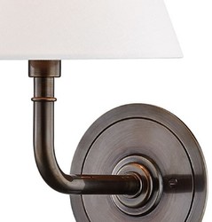 Casa Padrino applique murale de luxe bronze / blanc 20,3 x 24,1 x H. 28,6 cm - Applique de Hôtel & Restaurant