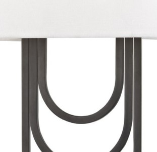 Casa Padrino Luxus Wandleuchte Antik Bronze / Weiß 20,3 x 9,5 x H. 34,3 cm - Designer Wandlampe mit Lampenschirm