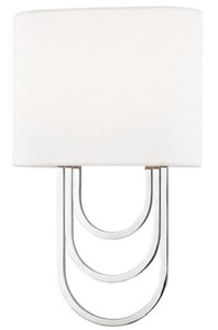Casa Padrino lámpara de pared de lujo plata / blanco 20,3 x 9,5 x H. 34,3 cm - Lámpara de Pared de Diseño con Pantalla