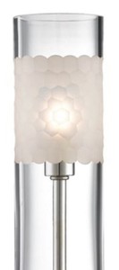 Casa Padrino Luxus LED Wandleuchte Silber / Weiß 12,7 x 9,5 x H. 36,2 cm - Luxus Qualität