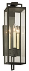 Casa Padrino lámpara de pared de lujo negro 15,2 x 18,4 x H. 54,6 cm - Lámpara de Pared para Interiores / Exteriores