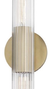 Casa Padrino Luxus Wandleuchte Antik Messingfarben 12,1 x 8,9 x H. 43,8 cm - Wohnzimmer Wandlampe