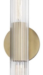 Casa Padrino lámpara de pared de lujo latón antiguo 12,1 x 8,9 x H. 43,8 cm - Lámpara de Pared para Sala de Estar
