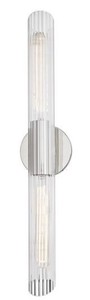 Casa Padrino lámpara de pared de lujo plata 12,1 x 8,9 x H. 62,9 cm - Lámpara de Pared para Sala de Estar