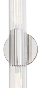 Casa Padrino Luxus Wandleuchte Silber 12,1 x 8,9 x H. 62,9 cm - Wohnzimmer Wandlampe