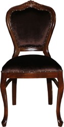 Casa Padrino Luxus Barock Esszimmer Set 6 Esszimmerstühle Braun / Braun casa padrino luxus barock esszimmer set 6 massivholz samt esszimmerstühle küchenstühle esszimmer hotel restaurant möbel küchenmöbel