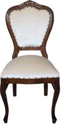 Casa Padrino Luxus Barock Esszimmer Set 4 Esszimmerstühle Creme / Braun casa padrino luxus barock esszimmer set 4 massivholz samt esszimmerstühle küchenstühle esszimmer hotel restaurant möbel küchenmöbel