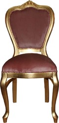 Casa Padrino Luxus Barock Esszimmer Set 6 Esszimmerstühle Rosa / Gold casa padrino luxus barock esszimmer set 6 massivholz samt esszimmerstühle küchenstühle esszimmer hotel restaurant möbel küchenmöbel