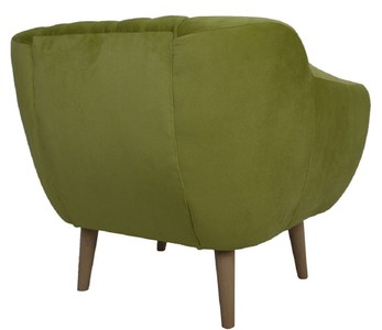 Casa Padrino Luxus Samt Sessel 97 x 81 x H. 83 cm - Verschiedene Farben - Wohnzimmer Hotel Büro Club Sessel - Luxus Möbel