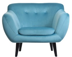 Casa Padrino Fauteuil en Velours de Luxe 97 x 81 x H. 83 cm - Couleurs Variées - Salon Hôtel Office Club Fauteuil - Collection de Luxe