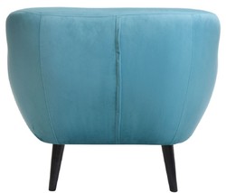 Casa Padrino Fauteuil en Velours de Luxe 97 x 81 x H. 83 cm - Couleurs Variées - Salon Hôtel Office Club Fauteuil - Collection de Luxe