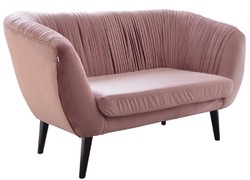 Casa Padrino Divano di Lusso con Pieghe Decorative 144 x 79 x H. 81 cm - Vari Colori - Mobili dell'Hotel