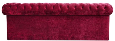 Casa Padrino Luxus Chesterfield Samt Sofa 235 x 93 x H. 84 cm - Verschiedene Farben - Chesterfield Möbel