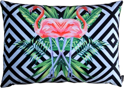 Cuscini decorativi di lusso Casa Padrino Florida Flamingos Multicolor 35 x 55 cm - Tessuto in velluto finissimo - Cuscino decorativo per soggiorno Cuscini decorativi di lusso Casa Padrino Florida Flamingos Multicolor 35 x 55 cm - Tessuto in velluto finissimo - Cuscino decorativo per soggiorno