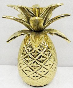 casa padrino luxus designer messing kerzenhalter kerzenständer ananas wohnzimmer hotel restaurant club bar büro gastronomie deko accessoires