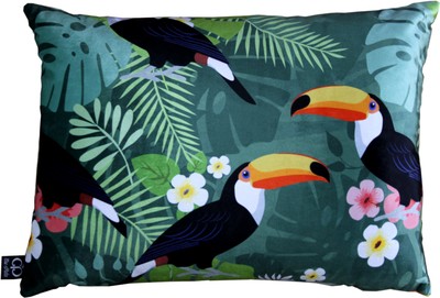 Almohada decorativa de lujo Casa Padrino Hawaii Tropical multicolor 35x 55 cm - Tejido de terciopelo más fino - Calidad de lujo Almohada decorativa de lujo Casa Padrino Hawaii Tropical multicolor 35x 55 cm - Tejido de terciopelo más fino - Calidad de lujo
