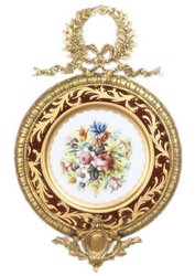 casa padrino barock keramik wanddeko bild im barockstil wohnzimmer hotel restaurant club bar büro deko accessoires 