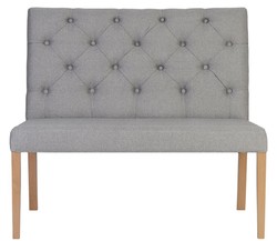 Casa Padrino Banc Chesterfield avec Reste du Dos 107 x 66 x H. 96 cm - Couleurs Assorties - Meubles Chesterfield