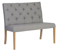 Casa Padrino Banc Chesterfield avec Reste du Dos 107 x 66 x H. 96 cm - Couleurs Assorties - Meubles Chesterfield