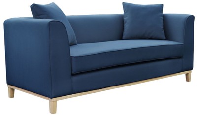 Casa Padrino Luxus Sofa mit Kissen 202 x 84 x H. 84 cm - Verschiedene Farben - Hotel Möbel