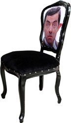 Casa Padrino Luxus Barock Esszimmer Set 6 Esszimmerstühle Karikatur Mehrfarbig / Schwarz casa padrino luxus barock esszimmer set 6 massivholz samt esszimmerstühle küchenstühle mit karikatur design esszimmer hotel restaurant möbel küchenmöbel
