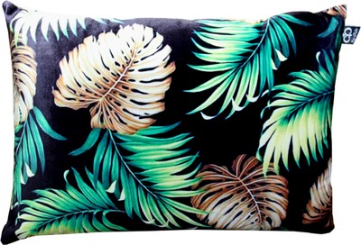 Cojín de lujo Casa Padrino Hojas de palma San Francisco Negro / Multicolor 35 x 55 cm - Tejido de terciopelo más fino - Accesorios de decoración de la sala de estar Cojín de lujo Casa Padrino Hojas de palma San Francisco Negro / Multicolor 35 x 55 cm - Tejido de terciopelo más fino - Accesorios de decoración de la sala de estar