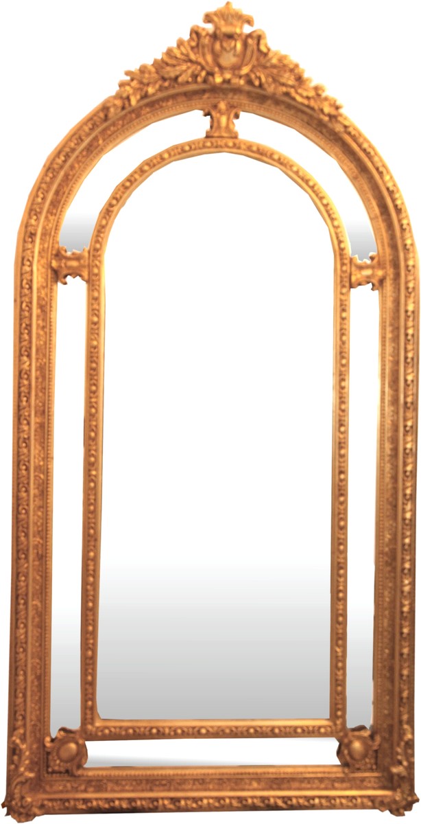 Miroir mural baroque Casa Padrino Or 125 x H. 228 cm - Noble & Magnificent Miroir mural baroque Casa Padrino Or 125 x H. 228 cm - Noble & Magnificent