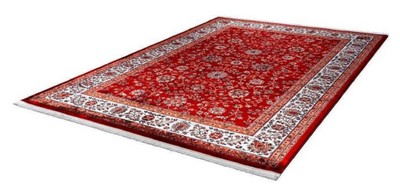 Casa Padrino Wohnzimmer Teppich mit orientalischen Ornamenten Rot / Mehrfarbig - Verschiedene Größen
