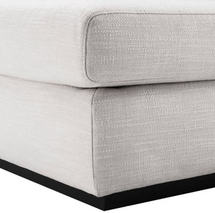 Casa Padrino Luxus Wohnzimmer Sofa Weiß / Schwarz 265 x 151 x H. 90 cm - Couch mit 7 Kissen - Luxus Wohnzimmermöbel