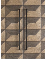 Casa Padrino armadietto del vino di lusso con 2 porte marrone / marrone scuro / nero 95 x 58 x H. 168,5 cm - Mobili Bar - Qualità di Lusso