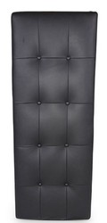 Casa Padrino banco de lujo negro / oro rosa 120 x 45 x H. 40 cm - Banco de Acero Inoxidable con Cuero Italiano - Portaequipajes - Muebles y Accesorios de Hotel