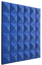 Casa Padrino espejo de diseño azul 110 x 4 x H. 110 cm - Espejo de Pared para Sala de Estar de Lujo - Muebles de Diseño