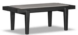 Casa Padrino panca di lusso nero / beige 160 x 47 x H. 42 cm - Panca in Rovere Massello con Vera Pelle